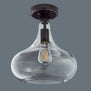 Dierna Semi Flush Mount Ceiling Light with LED Bulb