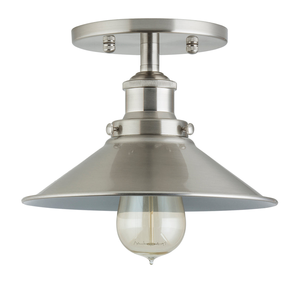 Andante Industrial Semi Flush Mount Ceiling Light Linea Lighting Modern  and Affordable Residential Lighting