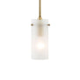 Effimero Small Pendant Light, Frosted Glass