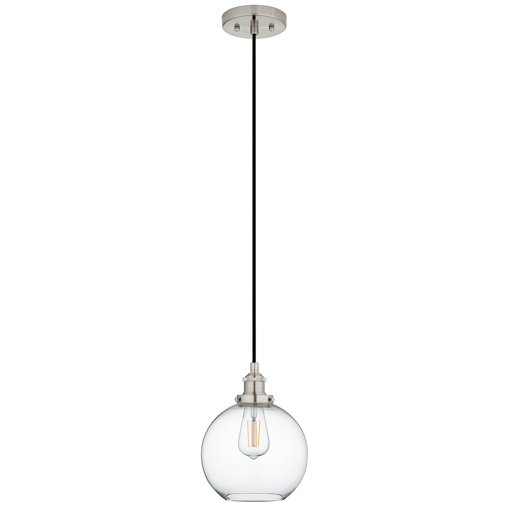 Primo Industrial Factory Pendant Light w/Glass Shade, LED bulb include ...