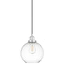 Primo Industrial Factory Pendant Light w/Glass Shade, LED bulb included
