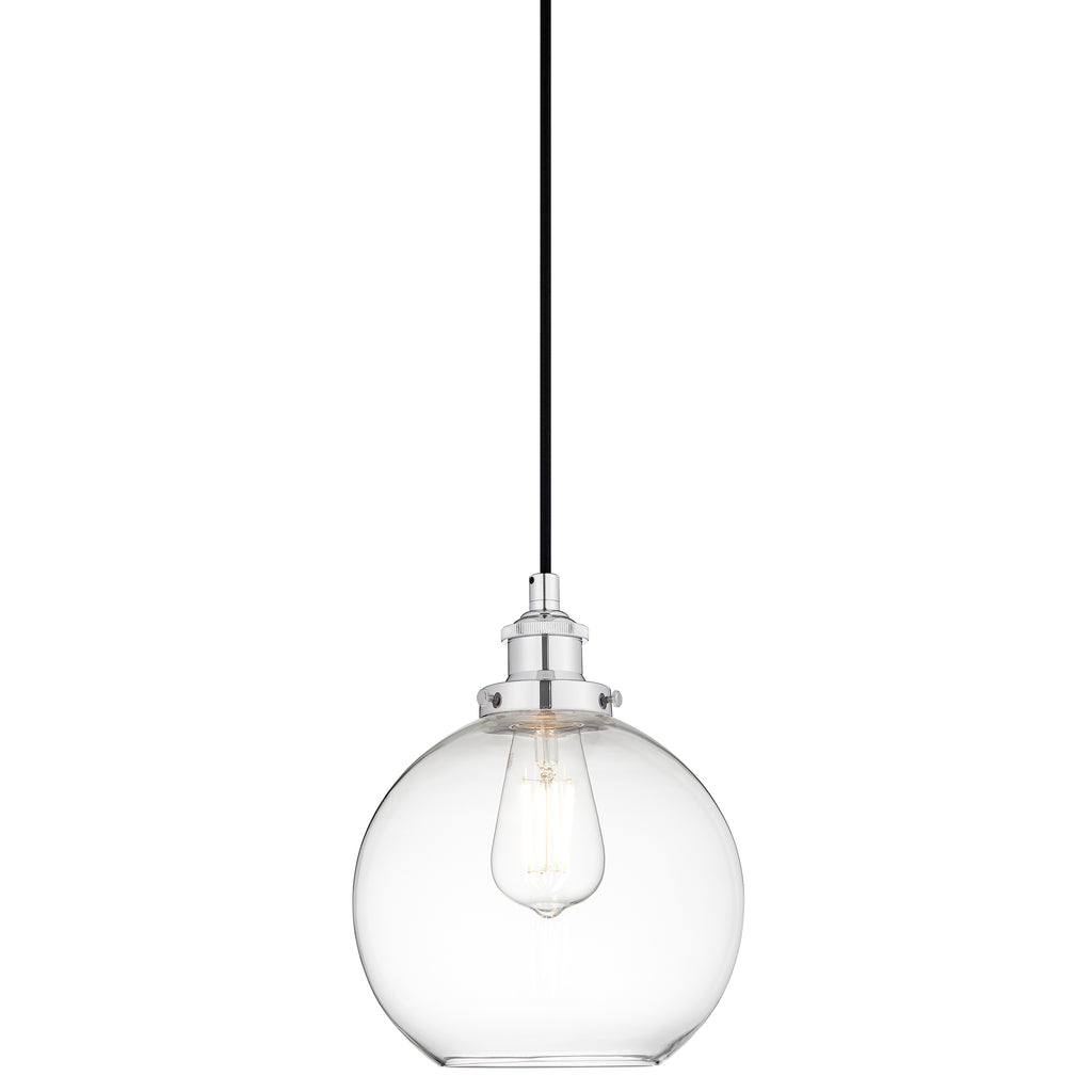 Primo Industrial Factory Pendant Light w/Glass Shade, LED bulb include ...
