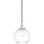 Primo Industrial Factory Pendant Light w/Glass Shade, LED bulb included