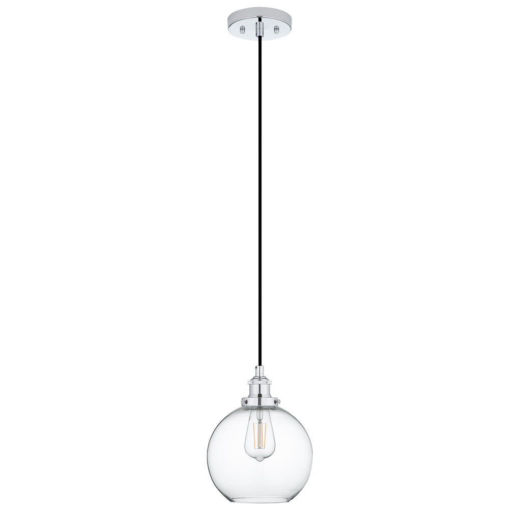 Primo Industrial Factory Pendant Light w/Glass Shade, LED bulb include ...