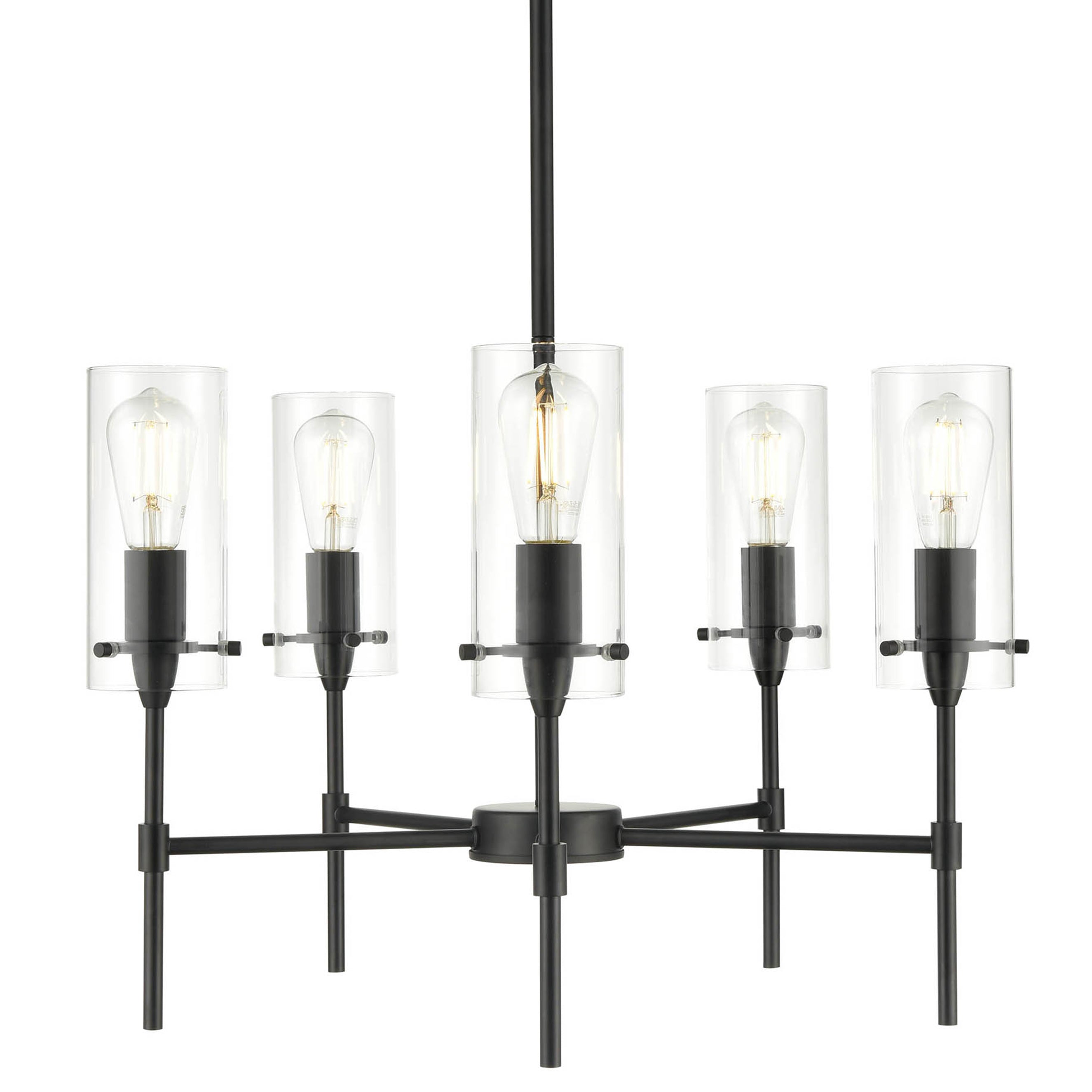 ムラーノガラス Effe Due Effimero 5 Light Pendant Chandelier | Linea Lighting