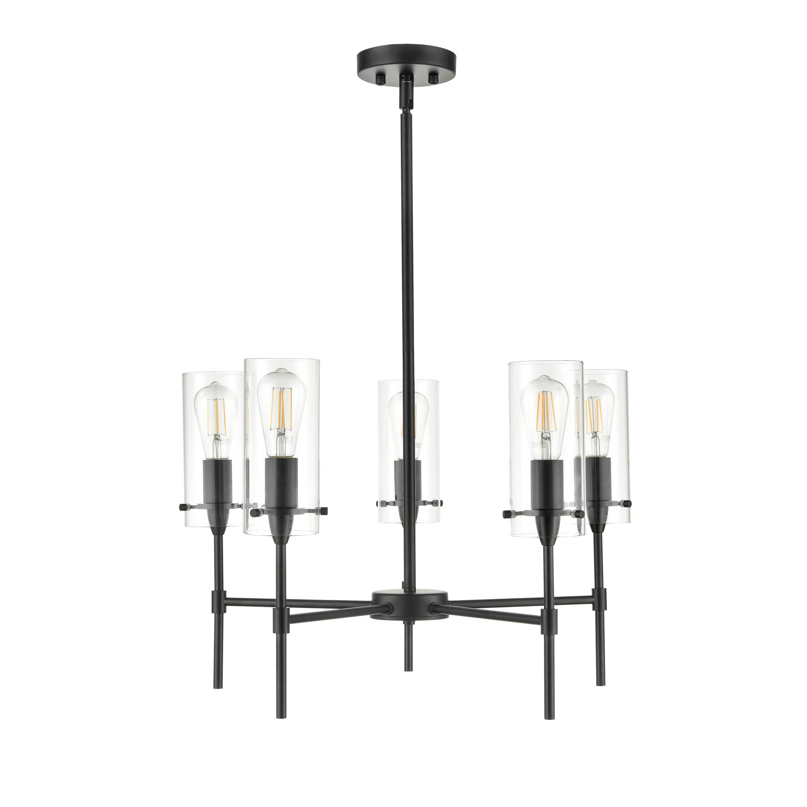 Lustre ZOE 5 Lumières Fer Forgé Fait Main - Ivoire Nuancé Argent/or - Italien Classique