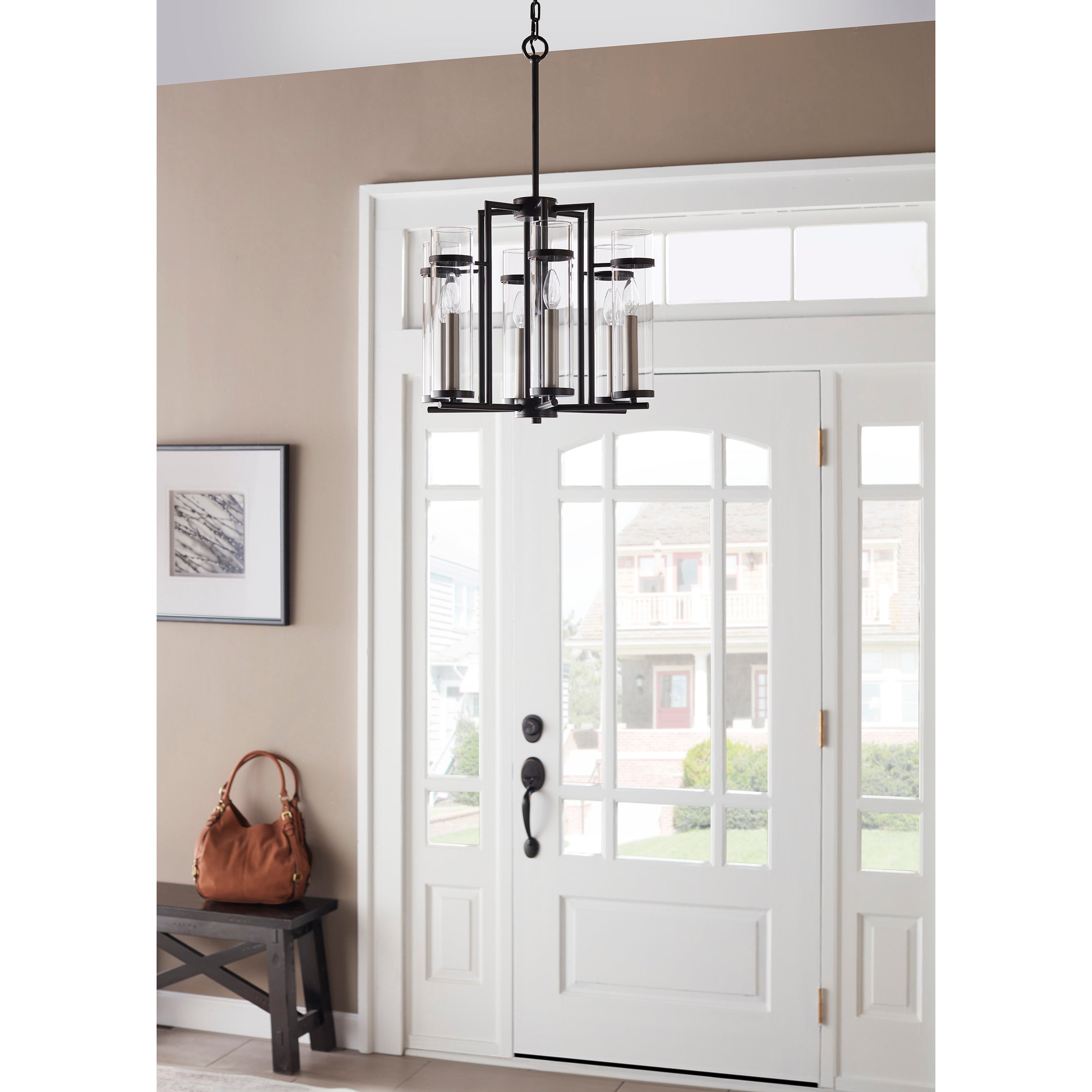 2 story Modern Foyer Chandelier
