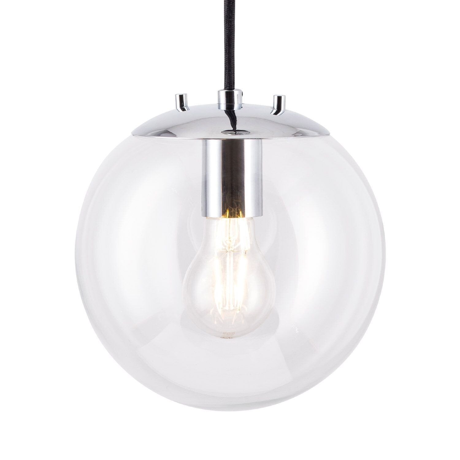 Sferra LED Industrial Kitchen Pendant Light - REPLACEMENT CLEAR GLASS