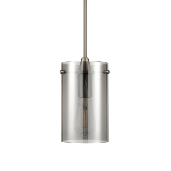 Effimero large with smoked Glass pendant lighting with no visible wiring, ideal for dining rooms and kitchens. 
