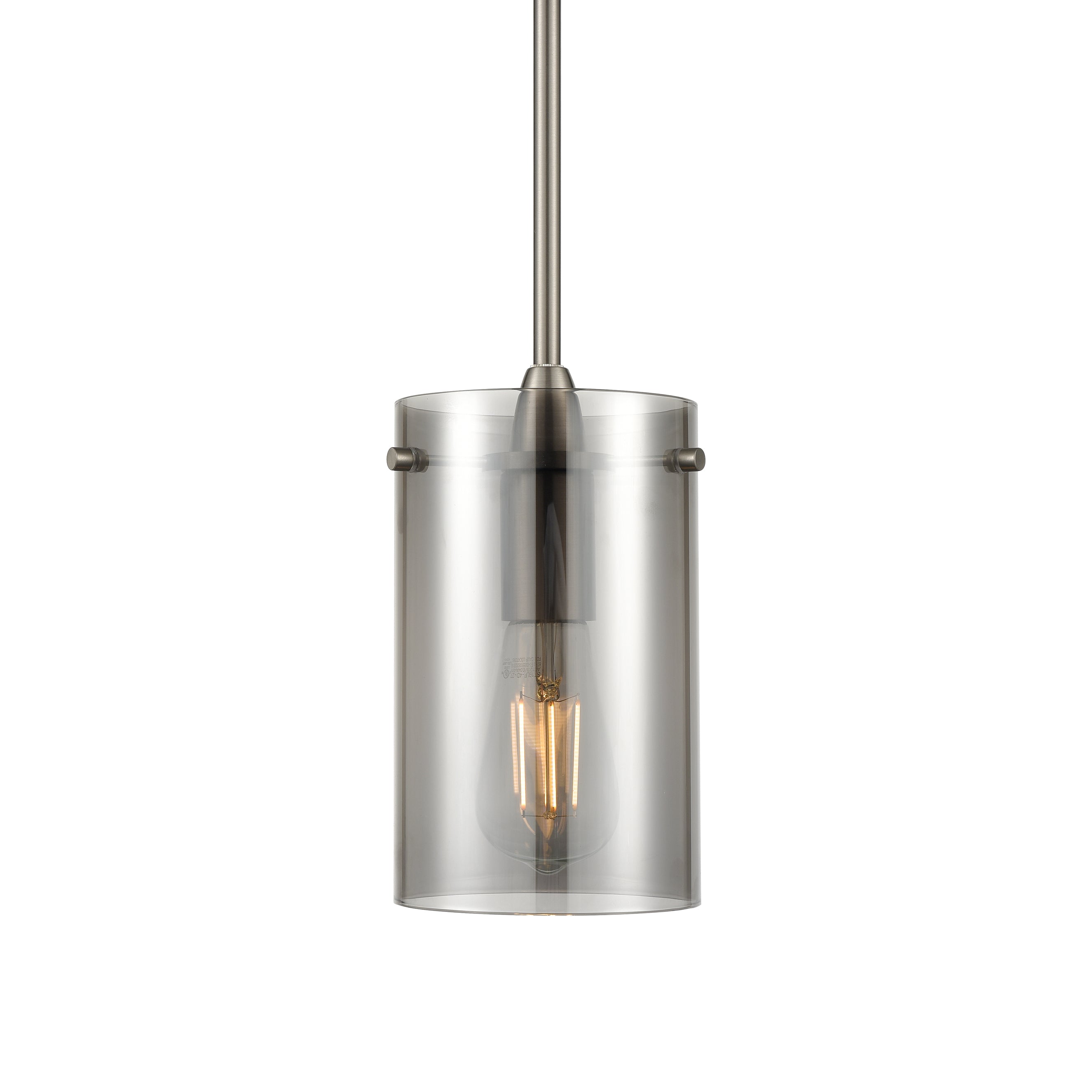 Effimero Medium Pendant Light, Polished Smoke Glass | Linea Effimero Medium Pendant Light, Polished Smoke Glass | Linea