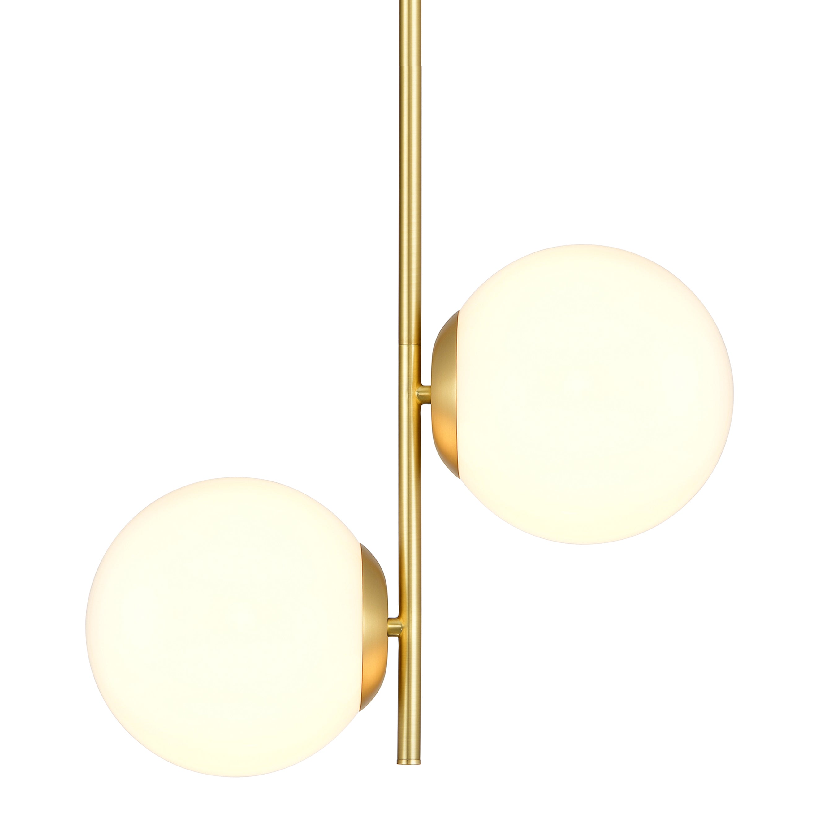 Caserti Mid Century Modern 2 Light Pendant Light | Linea Lighting 