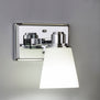 Terracina 1 Light Bathroom Vanity Light w/ Opal Glass