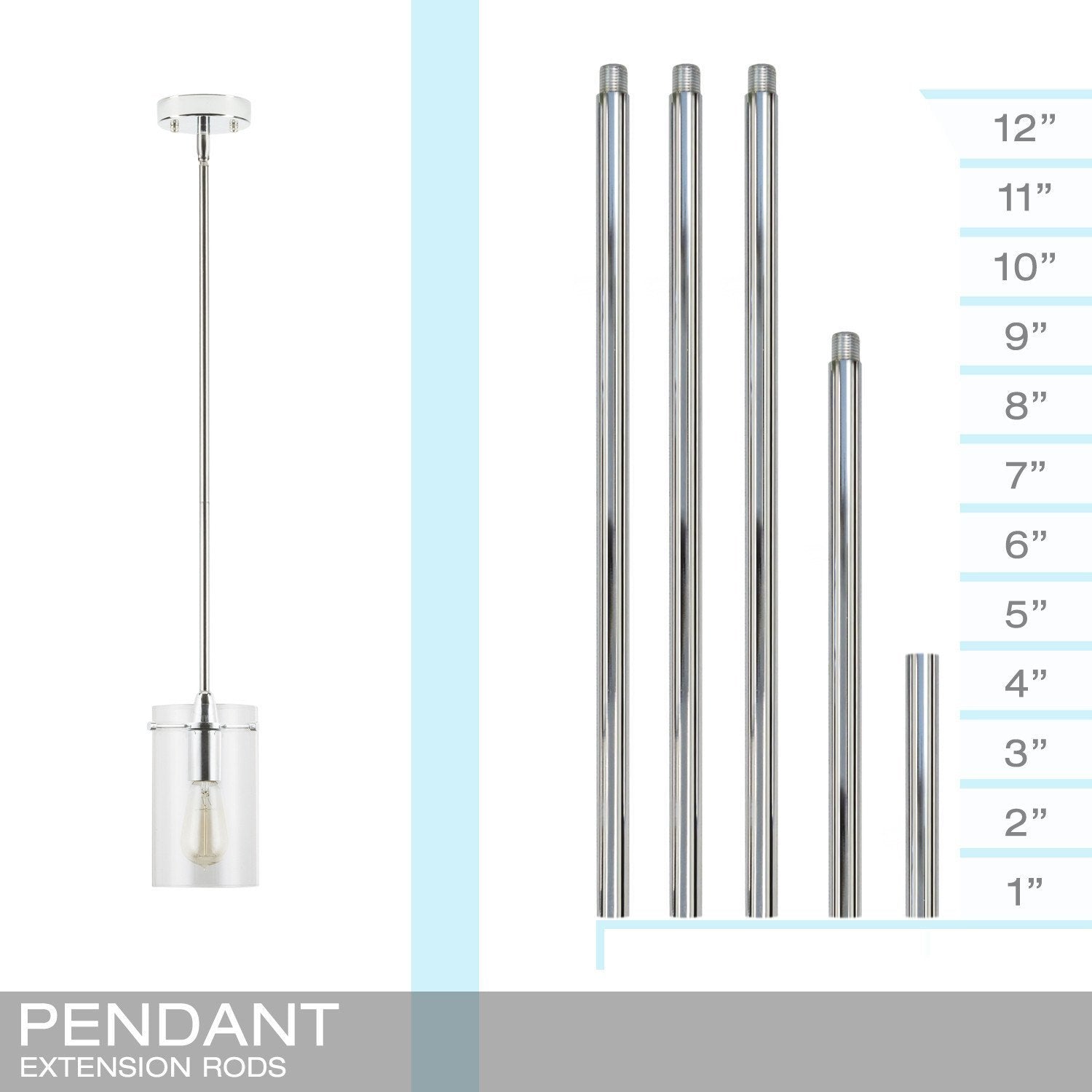 Pendant Extension Rod Set & Linea Lighting | Modern and Affordable ...